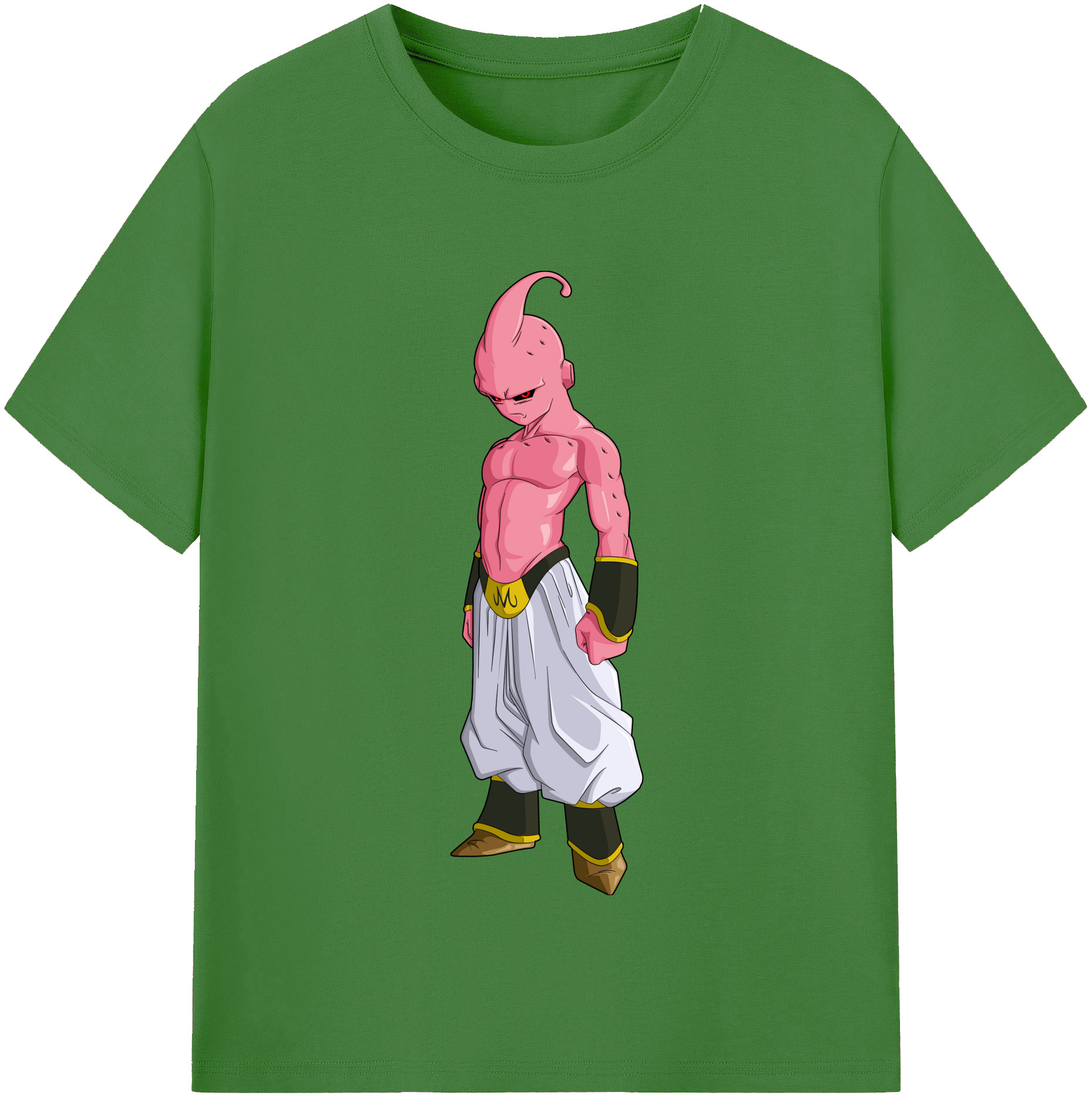 （画像用） ドラゴンボール 魔人ブウ DRAGON BALL Majin Buu レディースカジュアルプリントTシャツ（綿100％）